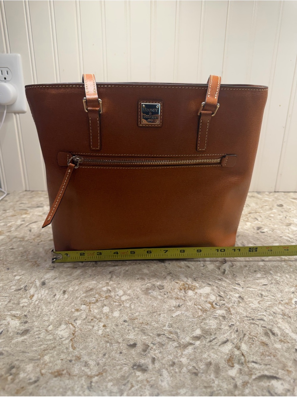 Dooney & Bourke Chestnut Brown Leather  Tote